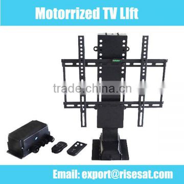 Motorized TV Lift with roller top and remote control factory price Risesat