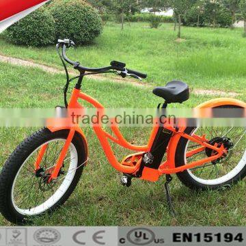 2015 New fashion big power fat tyre electric mountain bike from china for girls for sale