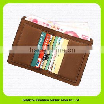 15636A Top 10 wallet brands leather mens designer men's wallet