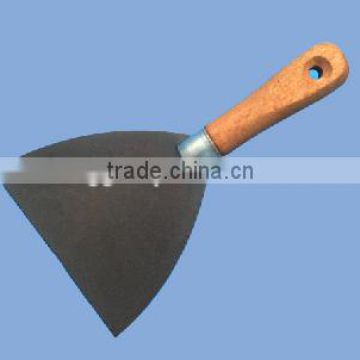 Scraper with wooden handle