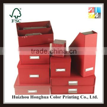 office stationery series files packing bespoke box storage packaging