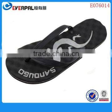 plain balck EVA foam flip flops for man and women