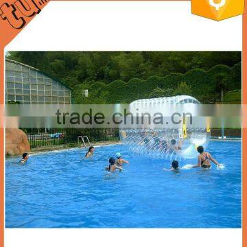 Fun and top quality PVC/TPU inflatable water roller ball for kids or adults