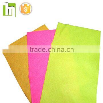 high quality fluorescent diy felt,color felt