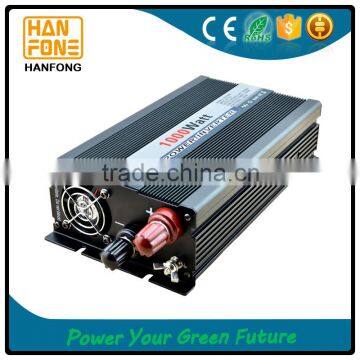 High quality peformance 12v 220v 1000W modified sine wave power inverter with can be European socket plug and USB output