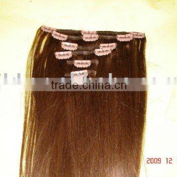 Clip on hair/clips in hair/clips hair extension/colored hair extension