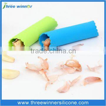 Silicone products vegetables and fruits custom roller garlic peeler