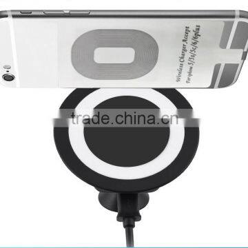 QI Car Holder Wireless Charger Charing Pad for IPhone6 6s Plus Samsung s5 s6 Nokia Lumia LG Nexus Univesal Wireless Charger