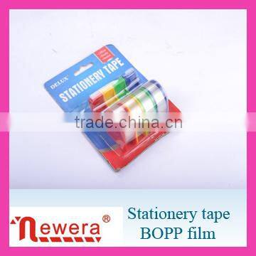 Super Crystal Pocket Size Bopp Film Adhesive Packing Stationery Tape for Gift Packing photo-3