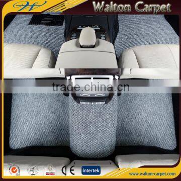 Grey pineapple grain needle punched dust control car mat pvc spike