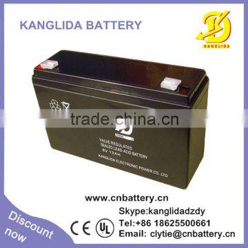 deep cycle 6v 10ah 20hr electric toy car battery