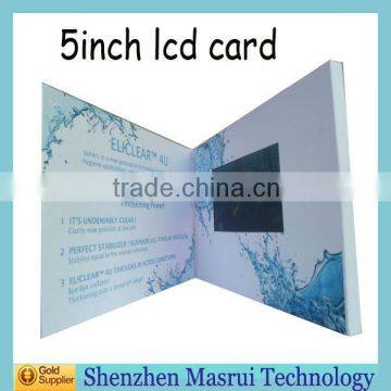 Factory Custom LCD Screen Video greeting Card/ Digital Business Cards for Festival,Birthday,Wedding