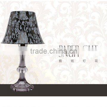 Modern plastic table lamp for decoration