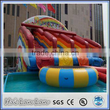 2015 cheap price inflatable swimming pool slide on alibaba