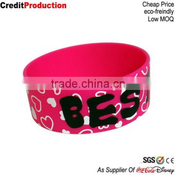 Hot Sale Wholesale Wristband Custom Printed silicone bracelets