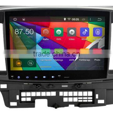 10.2 inch Android 4.4.4 Stereo for Mitsubishi Lancer GPS 1024*600 1.6G CPU Radio headunit free map GPS navi browser navi 335USD