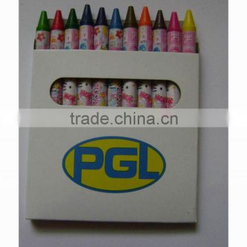 hot sell wax crayons with ASTM EN71 non-toxic crayons for kids(HAG061)