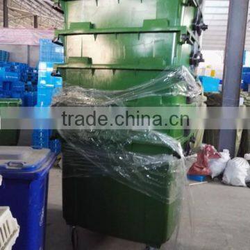 1100 liter plastic outdoor public dustbin