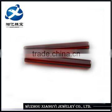Popular synthetic 5*40mm garnet cubic zirconia gems