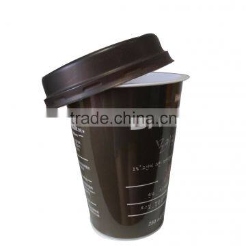 Disposable customied 9oz printed coffee cups flexo/ offset printed