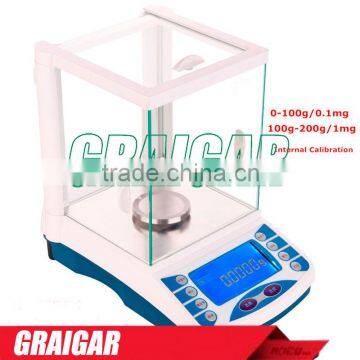 Internal Calibration Dual Range Analytical Balance FA2004CS 0.1mg/1mg 0-100g/100g-200g