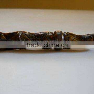 TIGER EYE CARVING ANGEL HEALING STICK