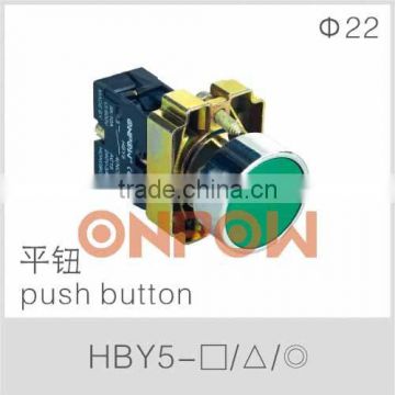 push button switch HBY5,illuminated push button,push button switch with lamp