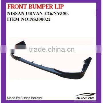 New Products Auto Spare Parts Front Bumper Lip NS300022 for NS Urvan E26/NV350 2013 up