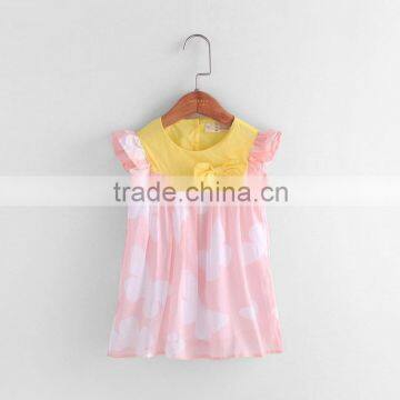 2015 Summer Korean style butterfly patterns girls shirts