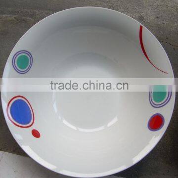 china porcelain storage bowl / white porcelain serving bowls / promotional porcelain soup bowl