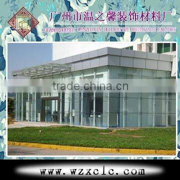 curtain wall installation (modern design)