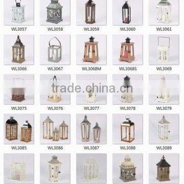 Antique Finishing Wooden Lanterns New Design Indoor photo-2