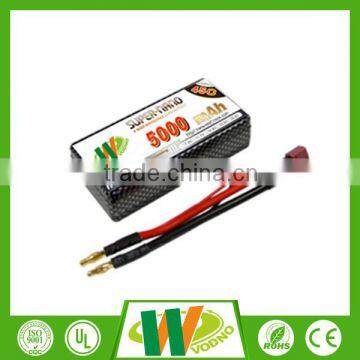 Hot sale!!!11.1V 5000mah 45C lipo rc battery for quadcopter