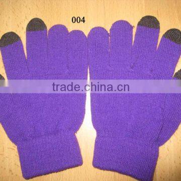 acrylic Knitted Gloves magic adult