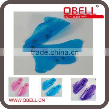 [QBELL]Transparent ,PVC Foldable Travelling Slipper