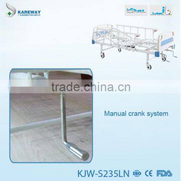 Manual Crank Medical Hospital Bed Cheap photo-3