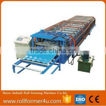 Glazed Tile Roof Cold Roll Forming Machine Steel Profile Aluminum Machine Glazed Steel Tile