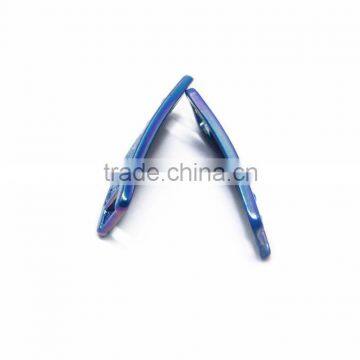 Custom Logo Tag Metal Blank Shoelace Charm