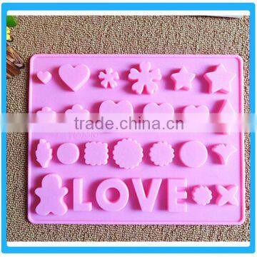 Newest Design Wholesale The Silicone Chocolate Mould