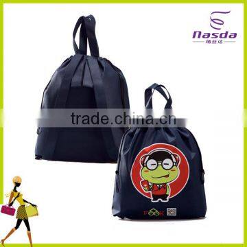 practical non woven fabric custom backpack drawstring bag