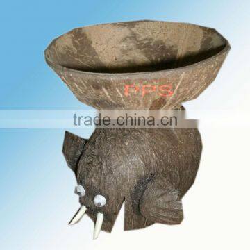 Coconut shell Candle holder