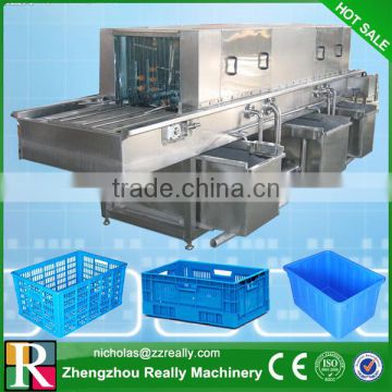 Electric heating type stainless steel 0-15m/min plastic basket washer