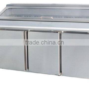 Deluxe cooling salad bar , 3-door