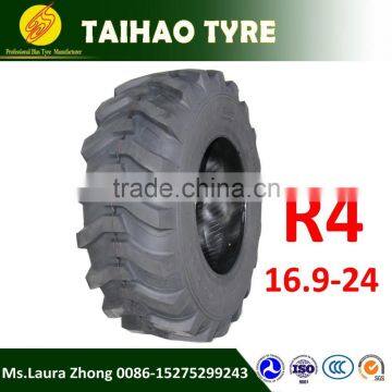 TAIHAO Factory Tractor Backhoe Tyre 16.9-24 R4