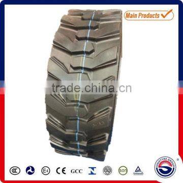 Fashionable new coming skid steer tyre 12-16.5 with orange rims