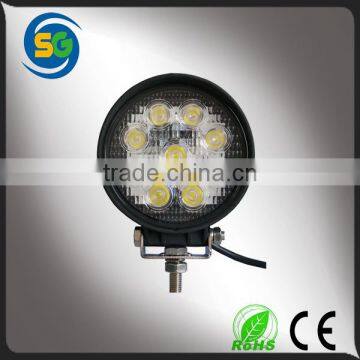 High Quality Round Shape 12V Waterproof 27w Tractor Led Work Light photo-5