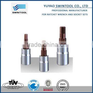 3/8" DR DRIVER BIT SOCKET (HEX HEAD SCREWS)(CR-V)(S2)
