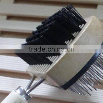 Pet Brush Wholesale Wooden Handle Dog Brush for Dog Massage photo-2