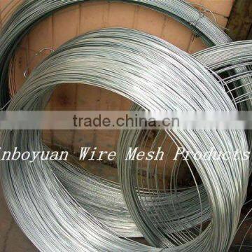 High strain galvanized iron wire