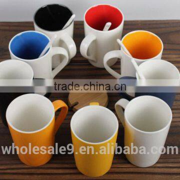 Double Wall Ceramic Chirp Thermal Travel Mug 12 OZ photo-2